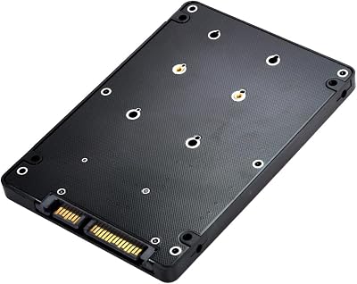 Cablecc mSATA SSD to 2.5" SATA Adapter Converter Case Enclosure for 50x30mm SSD