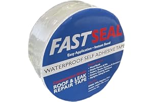 FastSeal RV Roof Tape, 2" x 50' White, UV-Resistant - Eternabond Equivalent