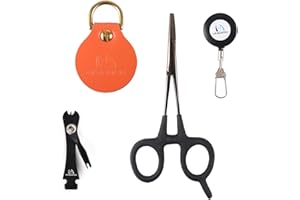 Maxcatch Fly Fishing Tools Kit and Accessories Combo Vest Backpack Assortment Quick Nail Knot Tying Tool,Forceps,Retractor,Le
