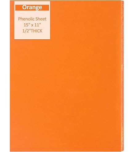 Phenolharz Kunststoffplatte 200x200x8 Mm – Isolierend, Hitzebeständig & Stabil, Rot, Für Elektronik & DIY