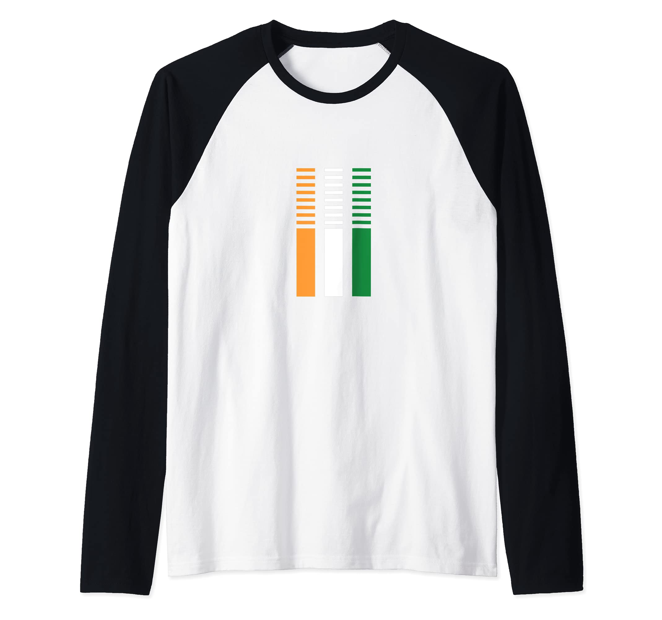 Flag India Raglan Baseball Tee