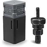 XJVSS 10-32 Rivet Nut Tool Mandrel, Carbon Steel Riveter Tip Replacement Mandrel with Rivet Nut, Hand Riveting Nuts Tool Replacement Tips with Storage Box, Car Accessories