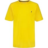 Nautica Boys Short Sleeve Solid Crew Neck T-Shirt, Soft, Comfortable, Relaxed Fit