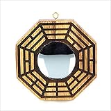 Better us Feng Shui Wood Bagua Mirror 4 Inch