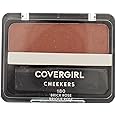 CoverGirl Cheekers Face Blush, Brick Rose 0.9 oz (4 pack) (Bundle)