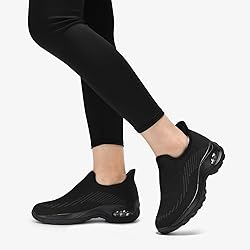STQ Womens Slip on Walking Shoes Air-Cushion