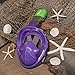 Easy Snorkel EasyBreath Full Face Snorkel Mask, Perfect Purple, Small/Medium
