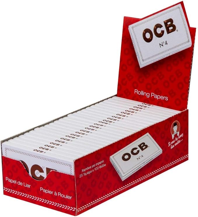 OCB Classic - Papel de fumar, 1 caja x 25 hojas: Amazon.es: Oficina y papelería