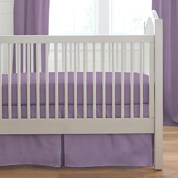 solid purple crib bedding