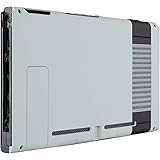 eXtremeRate Soft Touch Grip Classics NES Style Console Back Plate DIY Replacement Housing Shell Case for Nintendo Switch Cons