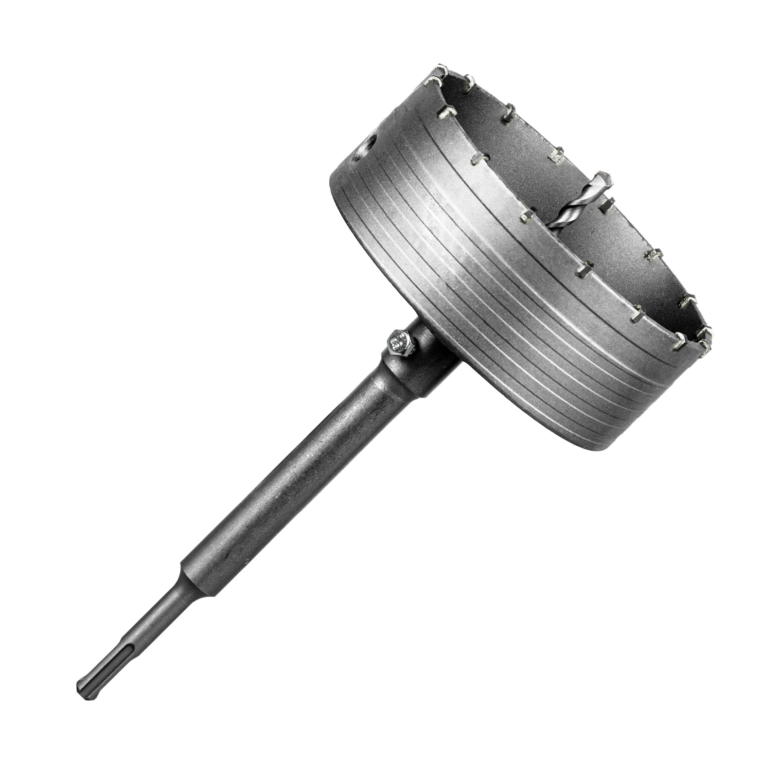 Photo 1 of SALI Concrete Hole Saw Kits 6"?150mm?Tungsten Steel Wall Hole Cutter Drill Bit Sets with 220mm SDS Plus Shank Connecting Rod?110mm Center Positioning Drill Bits for Cement Wall Masonry Foam Brick