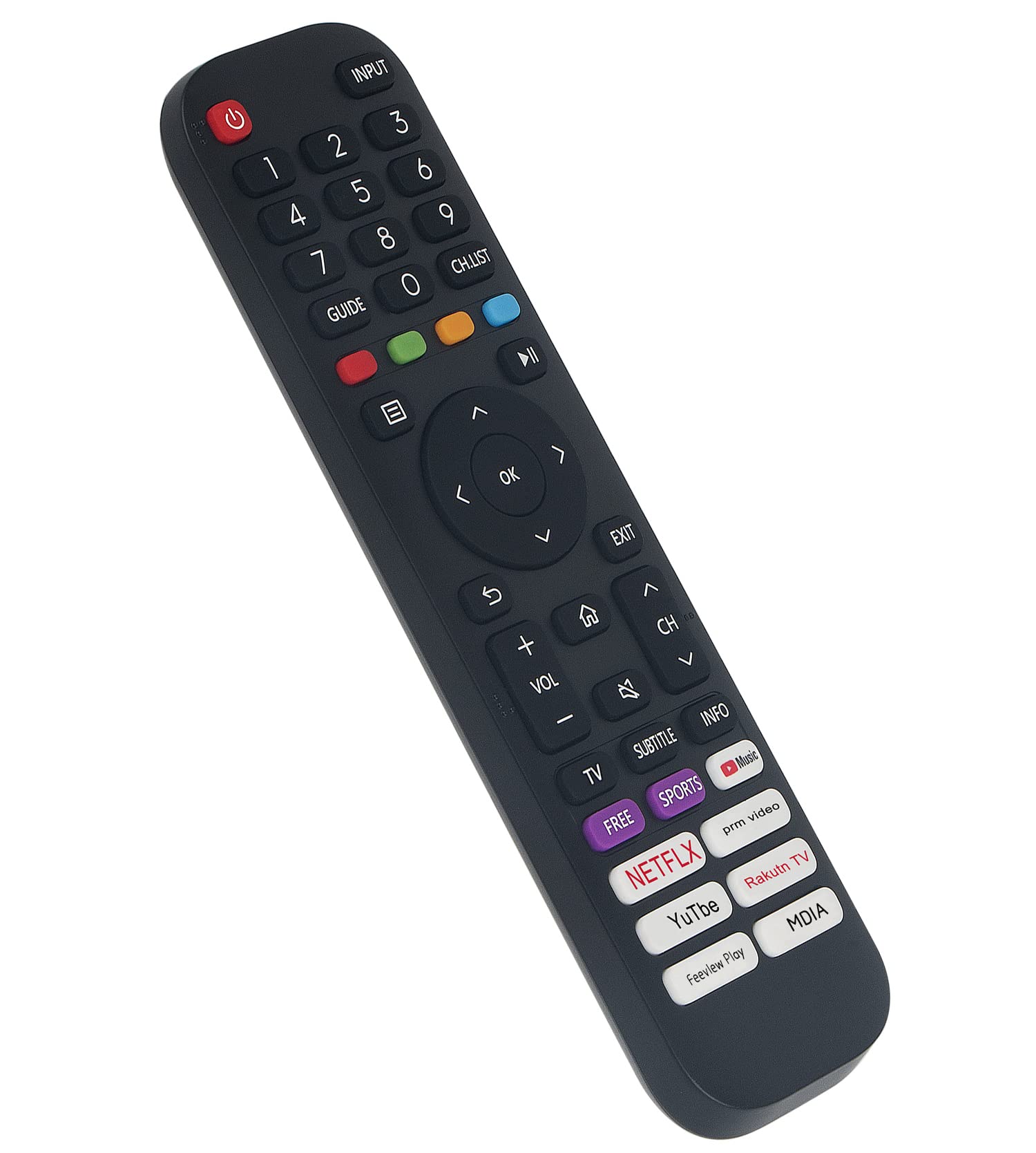 VINABTY Replaced Remote Fit for Hisense A4G TV 32A40GTUK 32A41GTUK 32A42GTUK 32A46GTUK 32A47GTUK 40A4G 40A40G 40A41G 40A42G 40A41GCH 40A42GCH EN2AG30H
