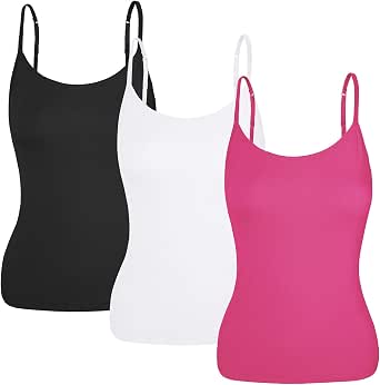 Camisetas de Tirantes Mujer Chalecos Mujer Camisetas sin Mangas Mujer  Natural Camisetas Interior Mujer Tirantes: Amazon.es: Ropa