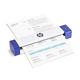 HP PS150 Portable Document Scanner | Compact, Portable, Wireless Digital Scanner with Duplex Mode for Home & Office | Rechargeable, USB & Wi-Fi Direct, Compatible with Mac & Windows PC and Laptop