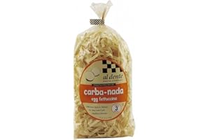 Al Dente Carba-Nada Egg Fettuccine 10 Ounce (Pack of 1) Bag