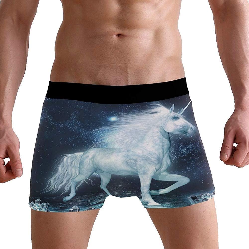 Calzoncillos Boxer de Unicornio Blanco Ropa Interior Calzoncillos Boxer de Unicornio Blanco Ropa Interior