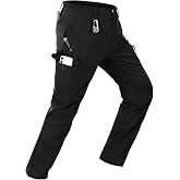 Rdruko Men's Hiking Pants Lightweight Quick Dry Pants | Water Resistant, Stretch, Breathable, Moisture Wicking, Ripstop, 5 Pockets, Outdoor, Fishing, Travel, Work, Camping, Summer