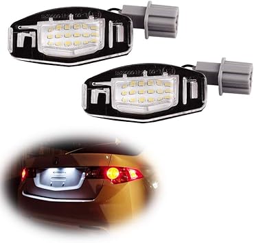 2012 acura tl license plate light