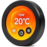 ELECROW 2.1" ESP32 Rotary Display 480x480 HMI IPS Round Knob Touch Display | 2.4G WiFi and BLE Capacitive Rotary Touch Screen Development Board Compatible with Arduino IDE and the LVGL library, Black