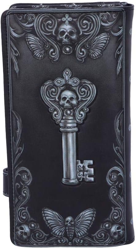 Nemesis Now B5117R0 Edgar Allen Poe Nevermore Raven Purse, PU, Black, 18.5cm - Image 4