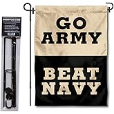 US Army Beat Navy Garden Flag with Stand Holder