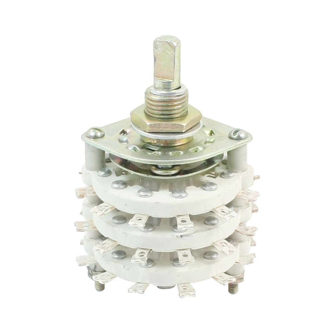 Sourcingmap 6mm Dia Shaft 3P6T 3 Decks Band Channel Rotary Switch Selector