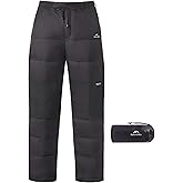 Naturehike Packable Down Pants, Lightweight Men's Women's Puffy Pants, Windproof Winter Warm Ski Snow Pants, Camping Hiking