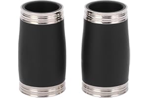 2Pcs Clarinet Barrel, 58mm Bb Treble Pitch Pipe Clarinet Barrel Instrument Replacement Part Clarinet Tuning Tube