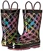 Western Chief Kids Scribble Plaid Rain Boot