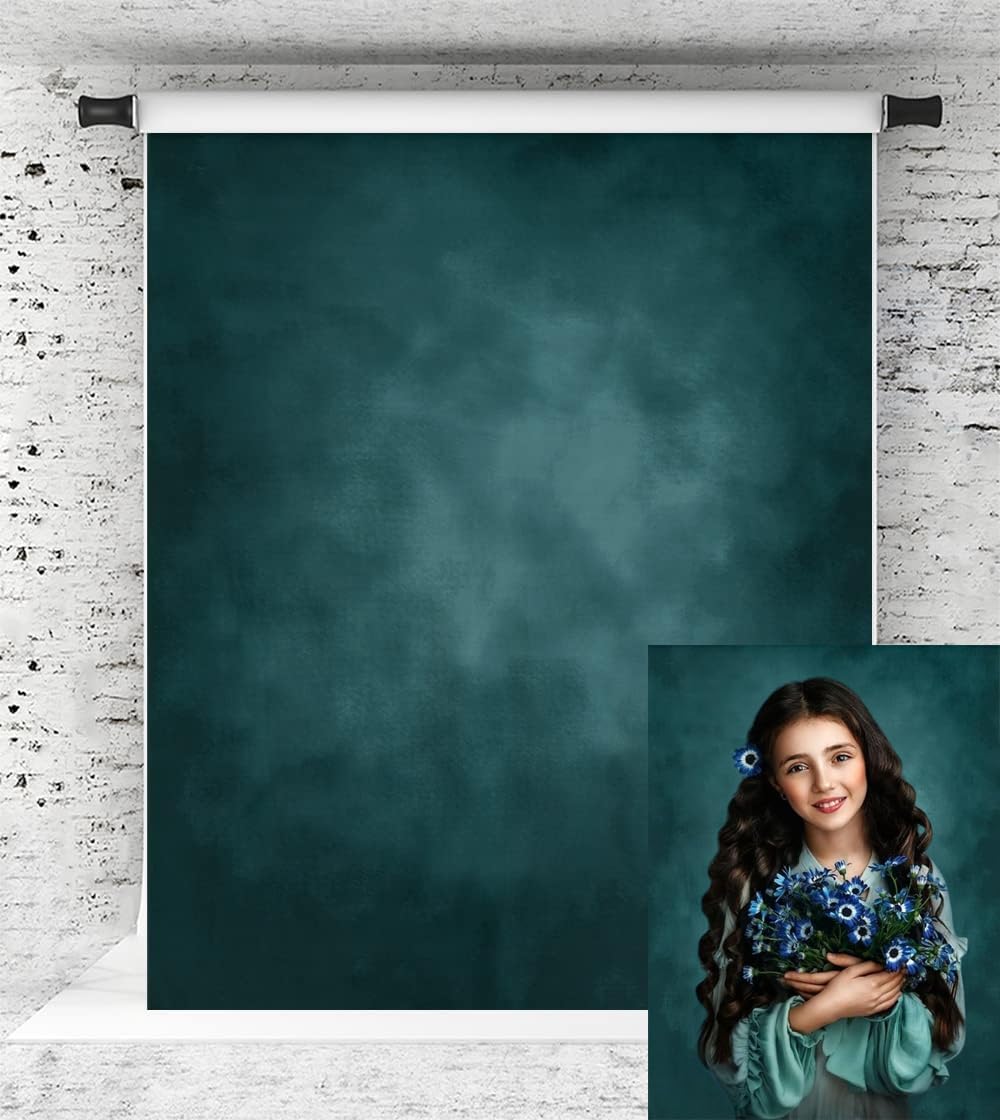 Kate Studio Backdrop Green Texture Dark Green Portrait Photography Backdrops Microfiber Background Studio Photo Background Props 1.5x2.2m — image 1
