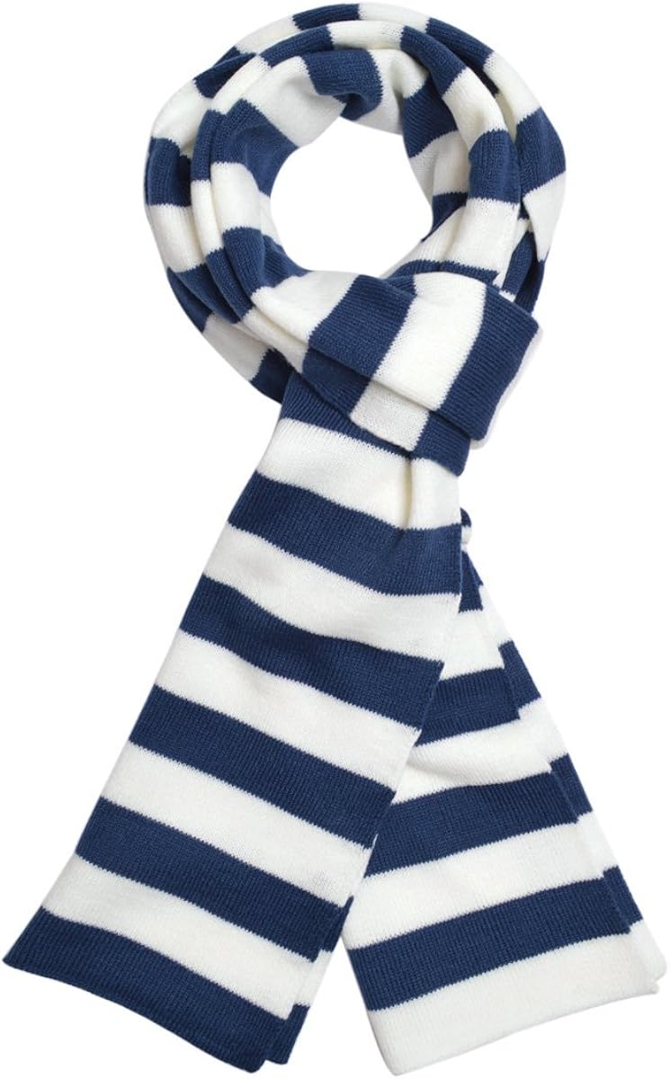 TrendsBlue Premium Soft Knit Striped Scarf, Gray & Black at  Women’s Clothing store
