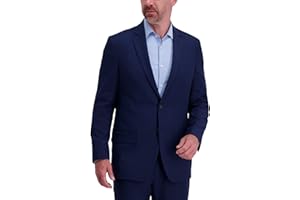 Haggar Mens Smart Wash with Repreve Classic Fit Flat Front Suit Separates Pant