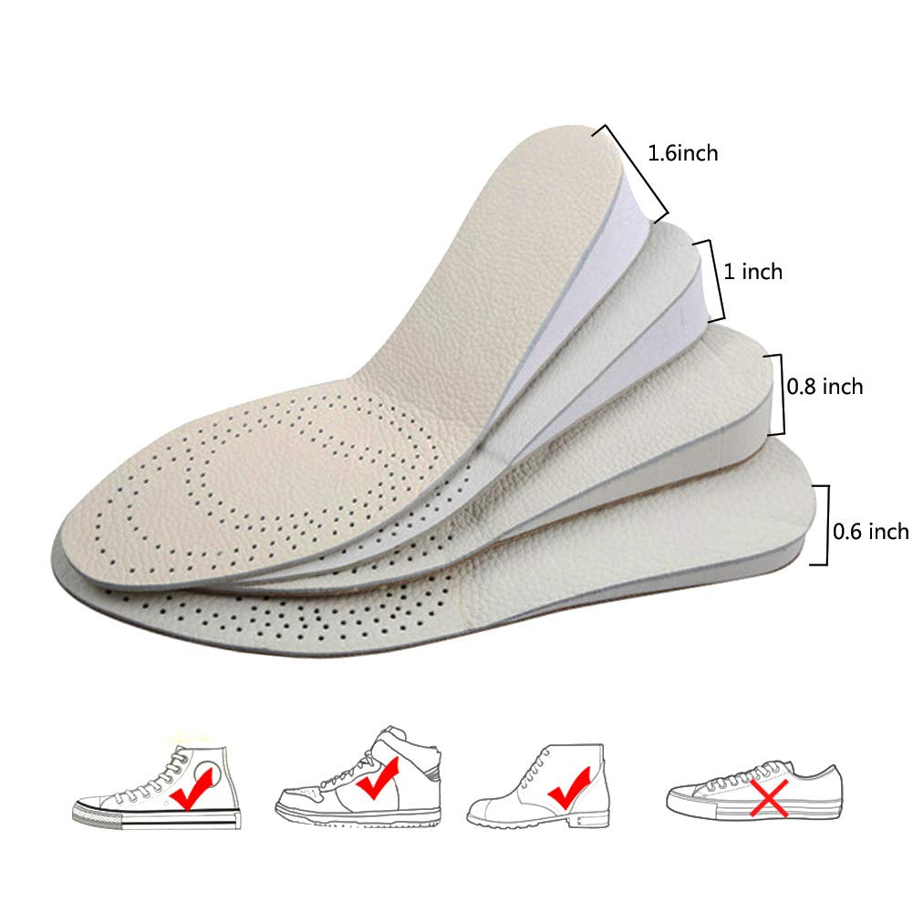  Intlmate Height Increase Insoles Leather In Two