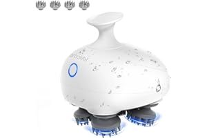 arboleaf Scalp Massager Electric Kneading Head Massager Scalp Stress Relax Portable Rechargeable Hair Massage Waterproof Cat Scratcher, Gifts for Him Her