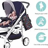 Lekebaby Portable Nappy Changing Mat with Wipe-Pocket Bar Color view 5