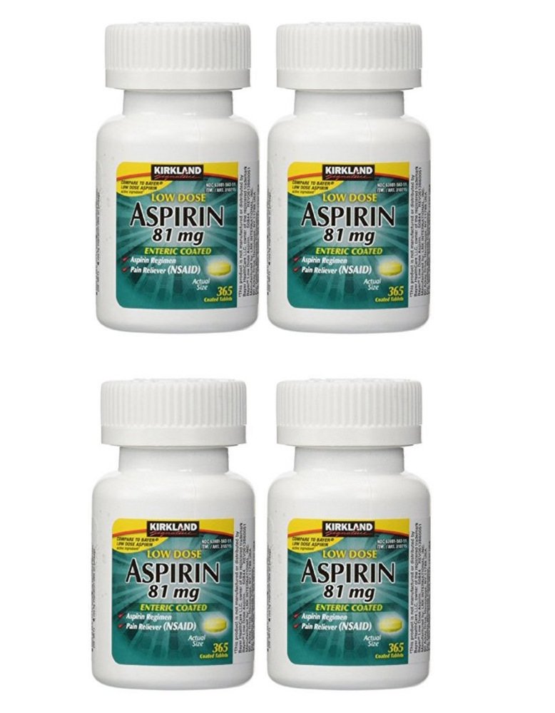 Buy KIRKLAND SIGNATURE Cos5 FyRGmr Low Dose Aspirin 81mg Pain Reliever