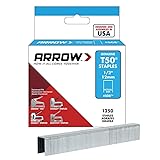Arrow Fastener 50824 1/2" T50 Staples