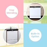 COMFEE' Table Top Dishwasher TD802 8 Place Settings 7 Programs LED Display view 2