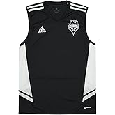 adidas Mens CON22 MLS - Major League Soccer Sleeveless Jersey, Black/White