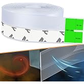 Weather Stripping Door Seal - Updated 1.4in Door Draft Stopper | Silicone Seal Strip for House and Glass Shower Doors for Windows Gaps of Collision and Side, Window Insulation for Winter
