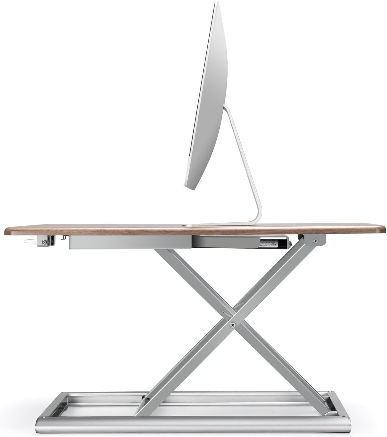 ThingyClub® Standing Desk Converter Height Adjustable Sit to Stand fits Laptop and Monitor, 765 x 51 mm working surface - Image 4
