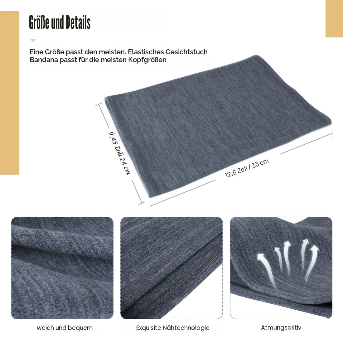 2 Stück Damen Herren Winter Loop Schal Weichem Fleece Halswärmer Winddicht Ski Maske Schlauchschal Warmer für Skifahren Laufen Radfahren 4