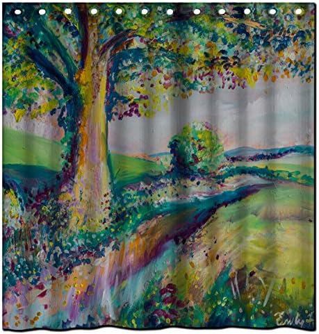 YANGDOU Popular Tree Fashional Creative Shower Curtain Fabric Waterproof 36x72inch