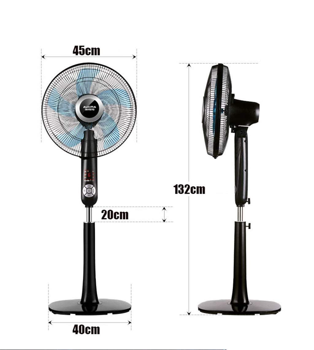 Yunteng Pedestal Fans Standing Floor Fan With Remote Control