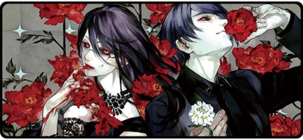 Cartoon Anime Tokyo Ghoul Large Gaming Mouse Pad Table Pad Mouse Mat Rectangle Gaming Mouse Pad Non-Slip Mouse Mat (S)