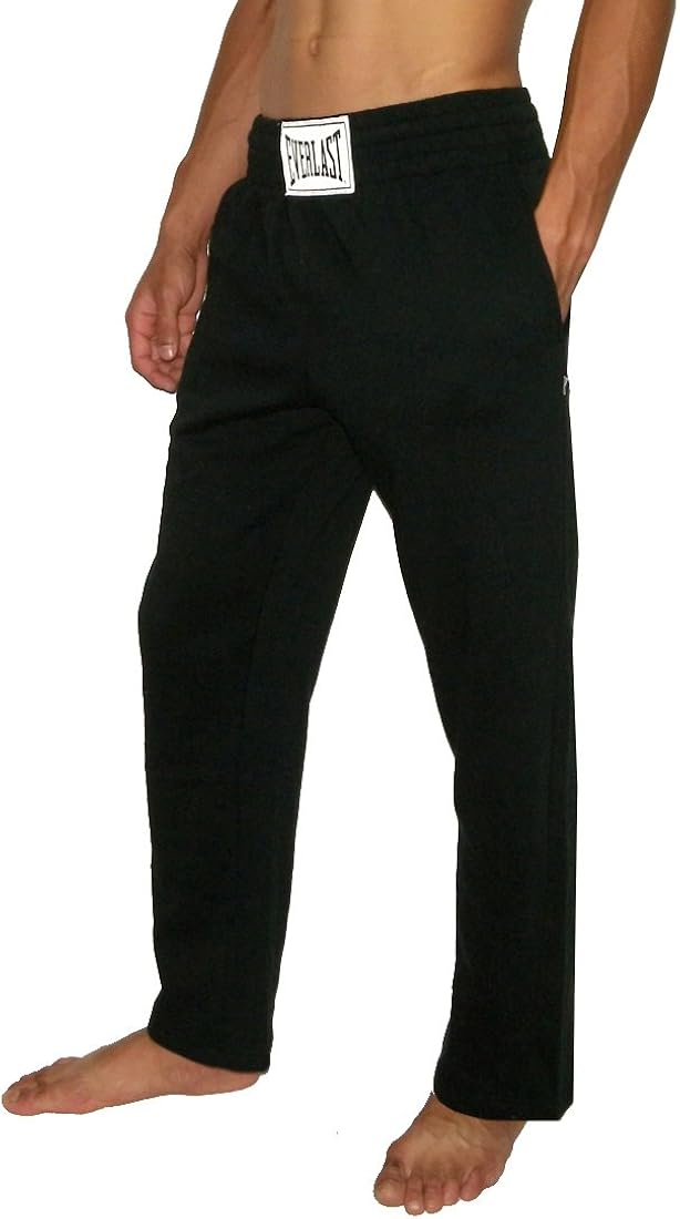 Everlast Mens Professional Standard Athletic Fleece Sweatpants Small Black Amazon.co.uk Clothing