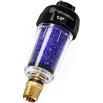 4 Pack Desiccant Air Dryer Filter For 1/4 Compressed Air Line - For Spray Paint Guns, DFD10 Type