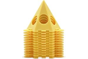 AEE FIRSONE Pyramid Stands, 12 Pack Mini Cone Paint Stands, Canvas & Door Risers Support, Elevated Cabinet Paint Suppliers