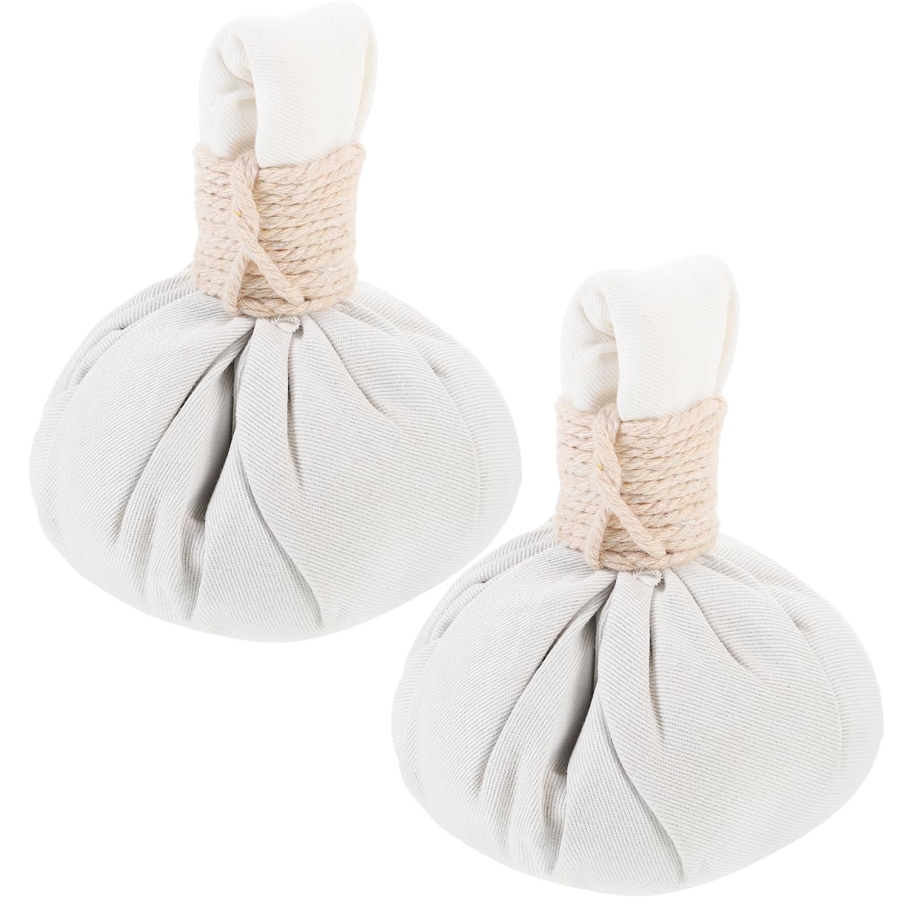 ABOOFAN 2pcs Thai Spa Massage Compress Balls Chinese Pouches Warm Hot Massage Ball Aroma Massage Spa Product for Home Salon Body Muscle