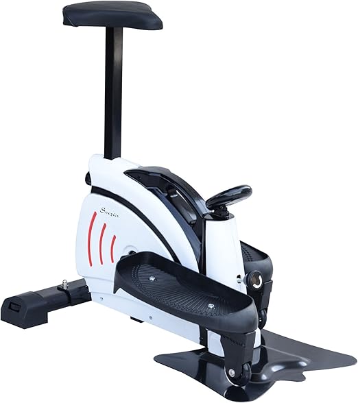 Soozier Mini Elliptical Stepper with Removable Seat MultiFunction